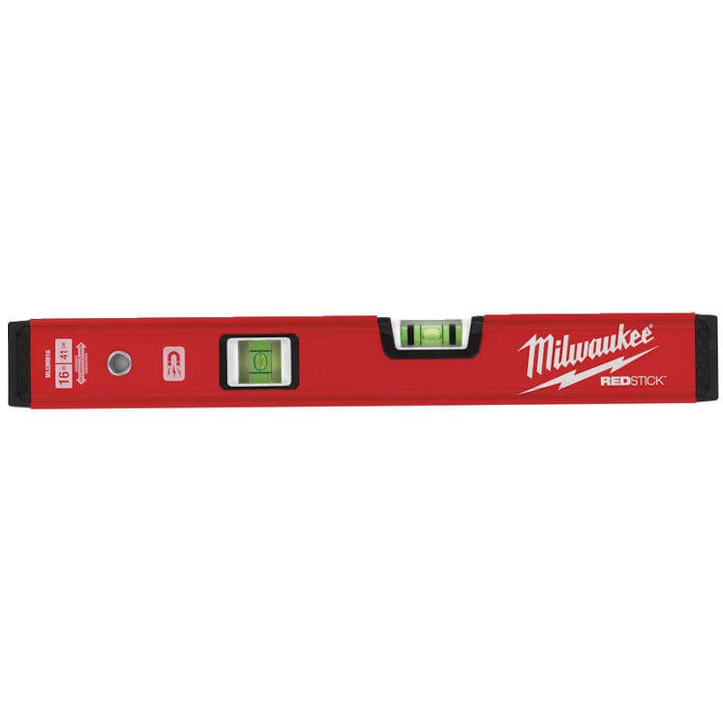 MILWAUKEE 41CM (16") REDSTICK COMPACT 40 MAGNETIC BOX LEVEL