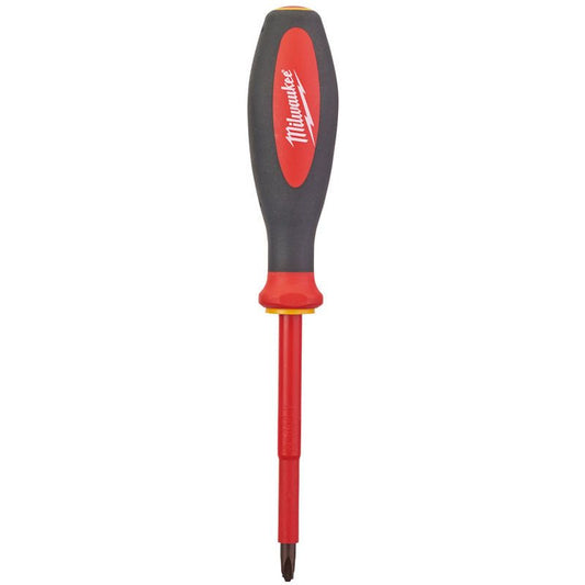 MILWAUKEE PH2 / SL2 X 100MM VDE PHILLIPS / SLOTTED SCREWDRIVER