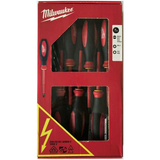 MILWAUKEE 7 PIECE VDE SCREWDRIVER SET