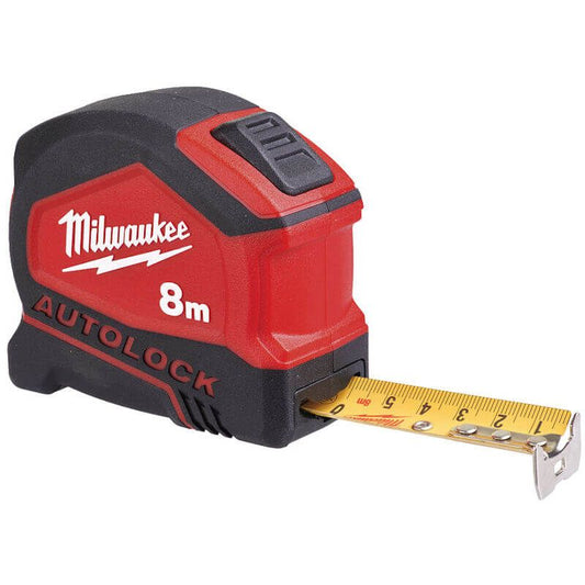MILWAUKEE 8M AUTOLOCK TAPE MEASURE