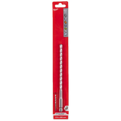 Milwaukee Multi Material Drill Bit 6.0mm x 200mm