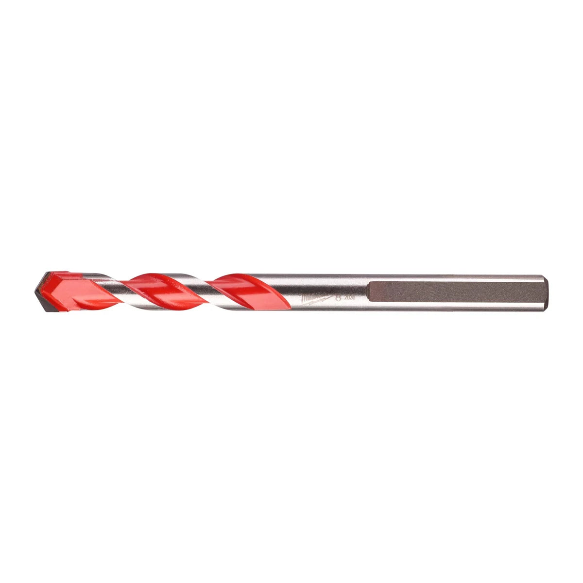 Milwaukee Premium Concrete Drill Bits - 3 Flat Shank 8mm x 100mm