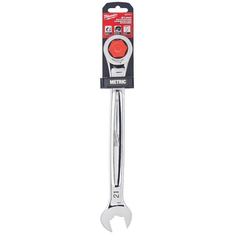 MILWAUKEE 21MM MAXBITE RATCHETING COMBINATION SPANNER