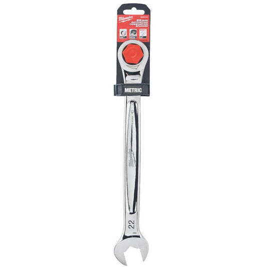 MILWAUKEE 22MM MAXBITE RATCHETING COMBINATION SPANNER
