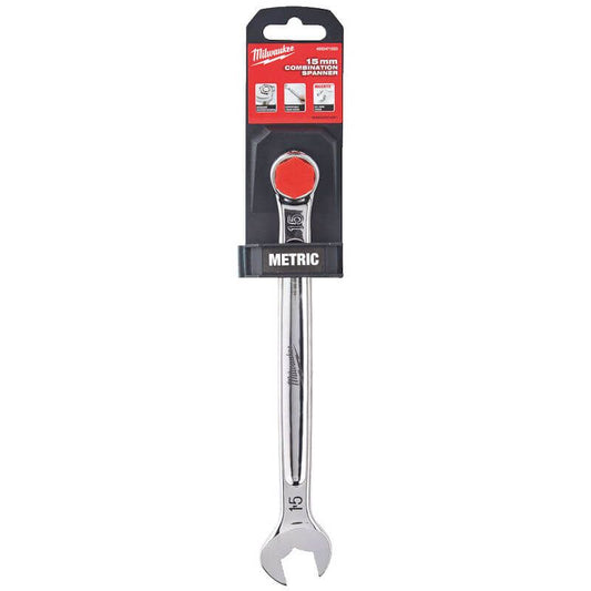 MILWAUKEE 15MM MAXBITE COMBINATION SPANNER