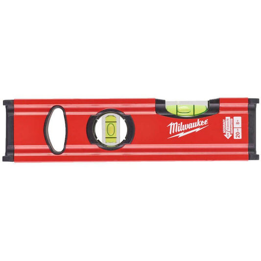 MILWAUKEE 20CM (8") REDSTICK SLIM 20 BOX LEVEL
