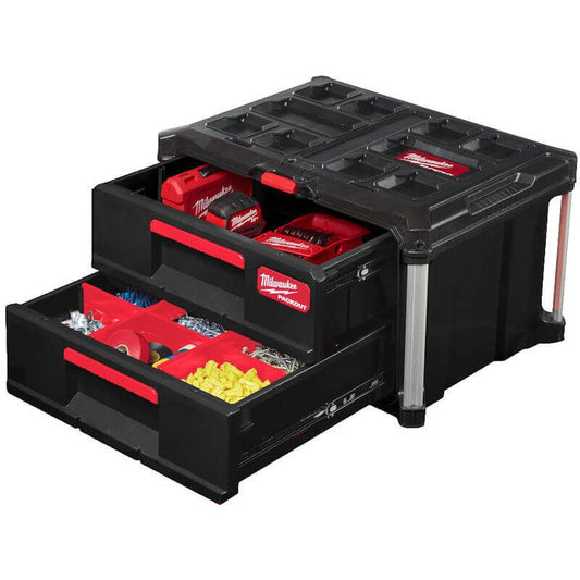MILWAUKEE PACKOUT 2 DRAWER TOOL BOX