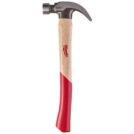 MILWAUKEE 20OZ HICKORY CURVED CLAW HAMMER