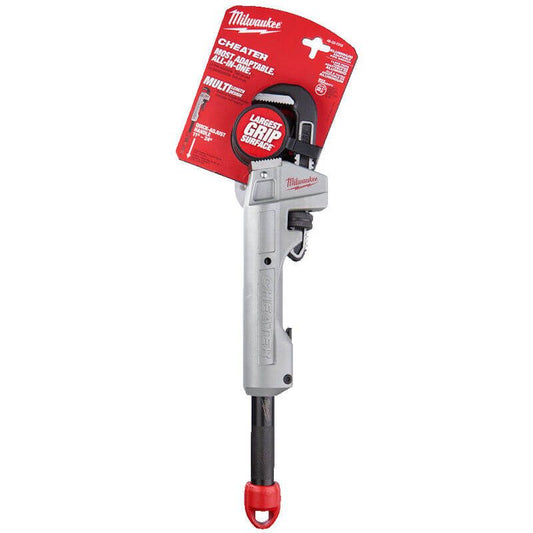 MILWAUKEE CHEATER ALUMINIUM ADAPTABLE PIPE WRENCH