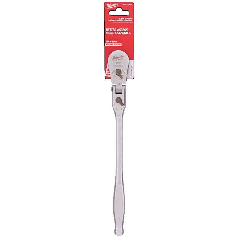 MILWAUKEE 3/8" DRIVE LONG FLEX HEAD RATCHET