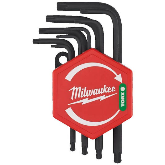 MILWAUKEE 9 PIECE COMPACT L-FORM TORX KEY SET