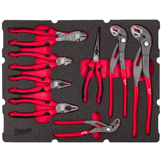 MILWAUKEE 8 PIECE PLIERS PACKOUT FOAM INSERT SET