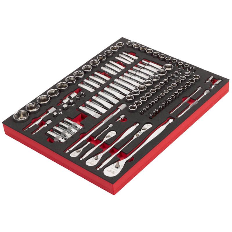MILWAUKEE RATCHET & SOCKET FOAM INSERT SET