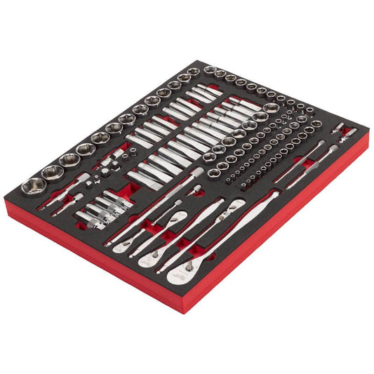 MILWAUKEE RATCHET & SOCKET FOAM INSERT SET