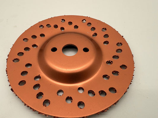 7 inch (180mm) Belt Buffing Disc Copper G16 Grit.