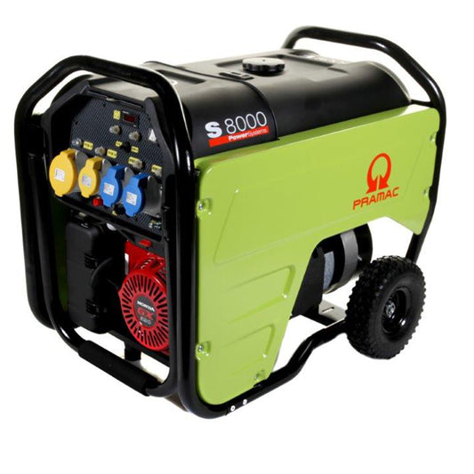 Pramac S8000 Electric Start Petrol Generator Long Run