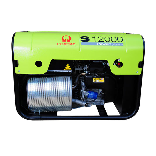 Pramac S12000 Electric Start Petrol Generator Long Run 3-Phase