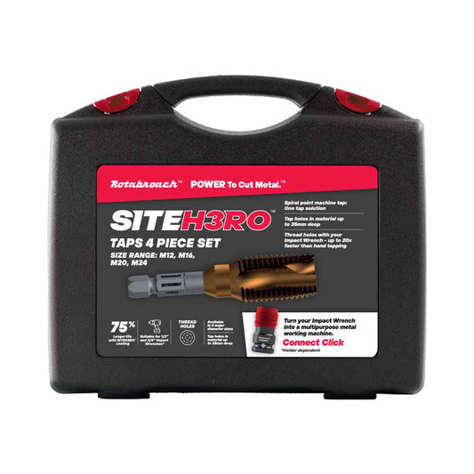 Rotabroach SITEH3RO SHRTP2 Tap Kit Metric Large Sizes (4 Pieces)