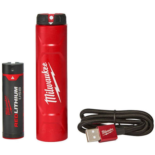 MILWAUKEE L4NRG-201 4V RED LITHIUM USB BATTERY & CHARGER PACK