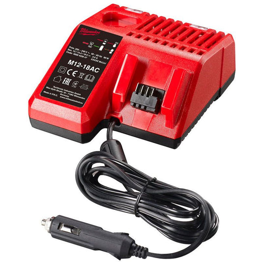 MILWAUKEE M12-18AC M12-M18 CAR CHARGER