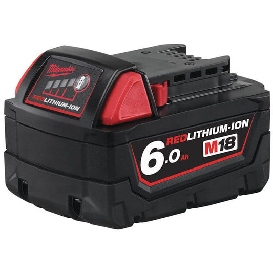 MILWAUKEE M18B6 M18 6.0AH RED LITHIUM-ION BATTERY