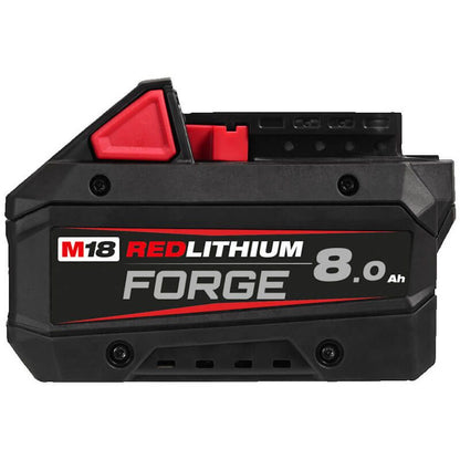 MILWAUKEE 2X M18FB8 M18 8.0AH FORGE RED LITHIUM-ION BATTERIES