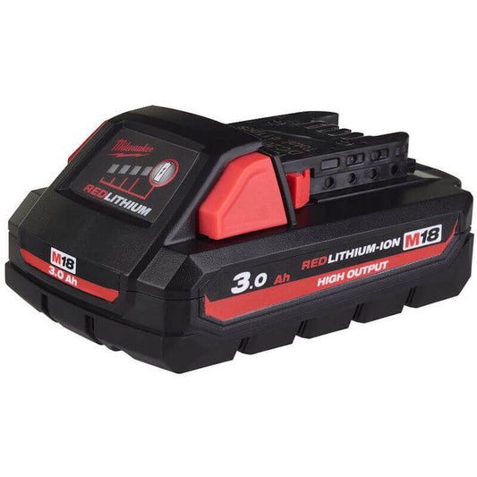 MILWAUKEE M18HB3 M18 3.0AH HIGH OUTPUT RED LITHIUM-ION BATTERY