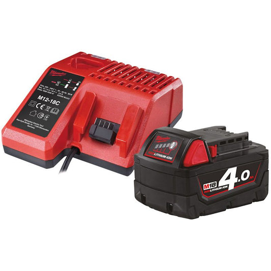 MILWAUKEE M18NRG-401 M18 4.0AH BATTERY & CHARGER PACK