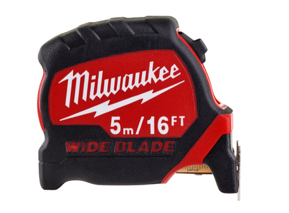 Milwaukee 5m / 16ft  Wide Blade Tape Measure ( metric and imperial  )