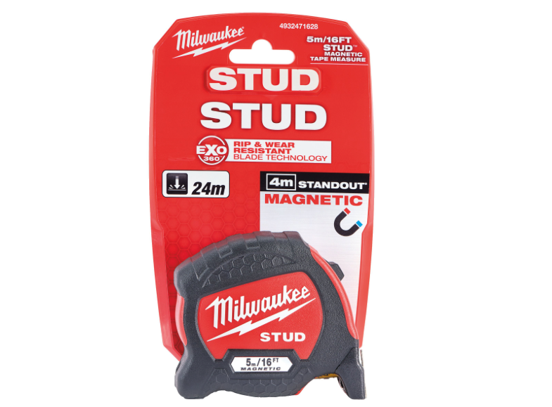 Milwaukee 5m / 16ft Stud Magnetic Tape Measure ( metric and imperial )