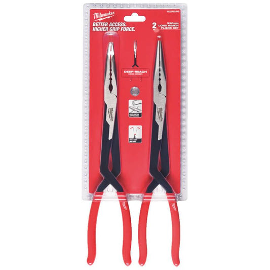 MILWAUKEE 2 PIECE LONG REACH PLIERS SET
