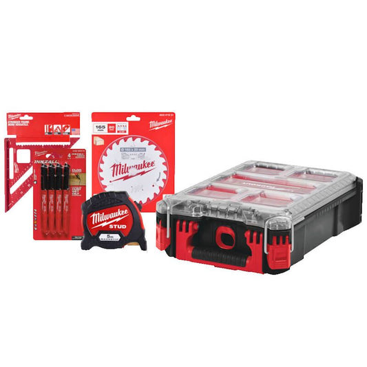 MILWAUKEE 8 PIECE WOOD WORKING SET