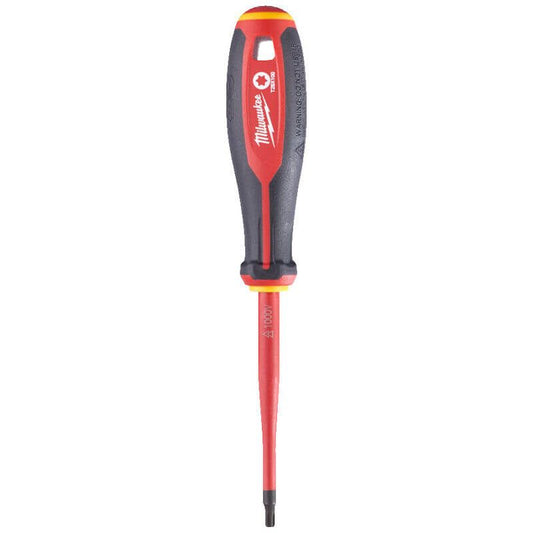 MILWAUKEE T25 X 100MM TRI-LOBE VDE TORX SLIM SCREWDRIVER