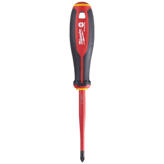 MILWAUKEE PH/SL2 X 100MM TRI-LOBE VDE PHILLIPS & SLOTTED SLIM SCREWDRIVER