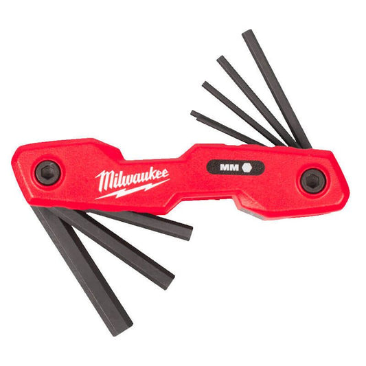 MILWAUKEE 8 PIECE METRIC FOLDING HEX KEY SET