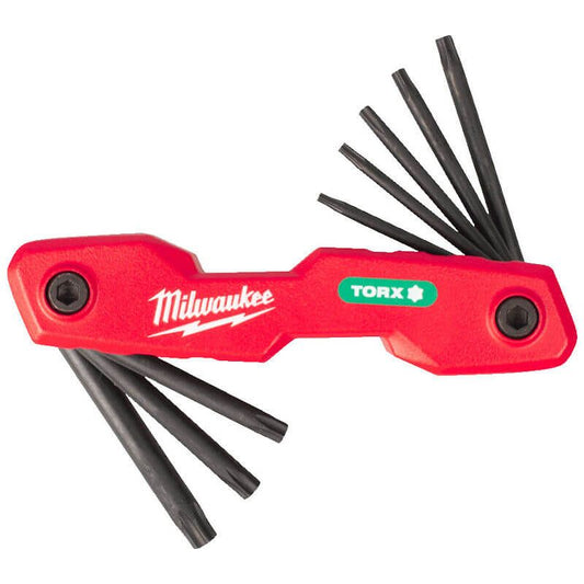 MILWAUKEE 8 PIECE TORX FOLDING HEX KEY SET