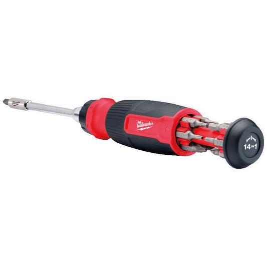 MILWAUKEE 14-IN-1 RATCHETING MULTI-BIT SCREWDRIVER