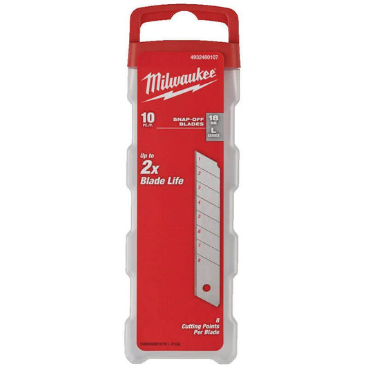 MILWAUKEE 18MM SNAP-OFF KNIFE BLADES